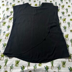 Lauren Ralph Lauren Women’s Black Sleeveless Blouse Size Large